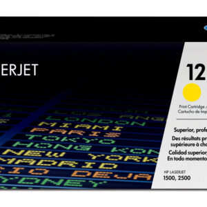 Cartouche de toner HP 121A Jaune (C9702A) originale pour imprimante HP Color LaserJet 1500 et 2500 au meilleur prix au Maroc.