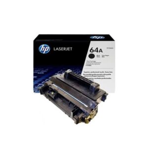 Cartouche de toner HP 64A Noir (CC364A) originale pour imprimantes HP LaserJet Enterprise P4014, P4015 et P4515 au meilleur prix au Maroc.