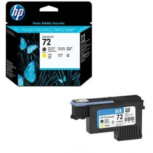 Tête d'impression HP 72 Noir mat et Jaune (C9384A) originale pour traceur HP DesignJet série T au Maroc. Consommable d'impression au prix le moins cher chez Devink.