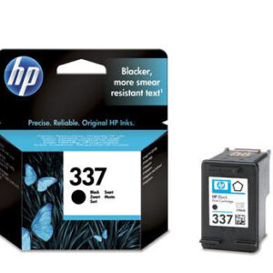 Cartouche d'encre HP 337 Noir (C9364EE) originale pour imprimantes HP Deskjet, Officejet et Photosmart au Maroc. Le consommable d'impression le moins cher chez Devink.