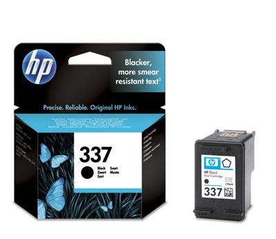 Cartouche d'encre HP 337 Noir (C9364EE) originale pour imprimantes HP Deskjet, Officejet et Photosmart au Maroc. Le consommable d'impression le moins cher chez Devink.