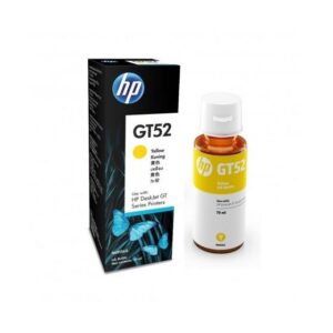 Bouteille d'encre HP GT52 Jaune (M0H56AE) originale pour imprimantes HP Smart Tank au Maroc. Le consommable de recharge le moins cher chez Devink.