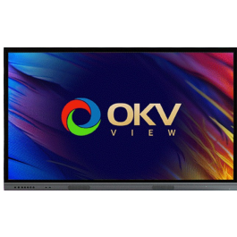 Écran interactif OKVIEW 65 pouces 4K (OKVIEW-65) original pour salle de réunion et classe au Maroc. Panneau tactile intelligent au prix le moins cher chez Devink.