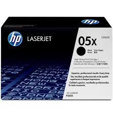 Cartouche de toner haute capacité HP 05X Noir (CE505X) originale pour imprimante HP LaserJet P2055 et P2055dn au meilleur prix au Maroc.
