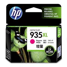 Cartouche d'encre HP 935XL Magenta (C2P25AE) originale haute capacité pour imprimantes HP Officejet Pro au Maroc. Le consommable couleur le moins cher chez Devink.