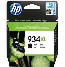 Cartouche d'encre HP 934XL Noir (C2P23AE) originale haute capacité pour imprimantes HP Officejet Pro au Maroc. Le consommable noir le moins cher chez Devink.