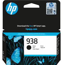 Cartouche d'encre HP 938 Noir (4S6X8PE) originale pour imprimantes HP OfficeJet Pro 9100 et 9700 au Maroc. Le consommable noir haute densité le moins cher chez Devink.