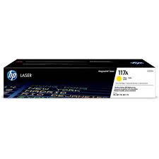 Cartouche de toner jaune HP 117A (W2072A) originale pour imprimante HP Color Laser série 150 et 178 au Maroc. Toner Laser au prix le moins cher chez Devink.