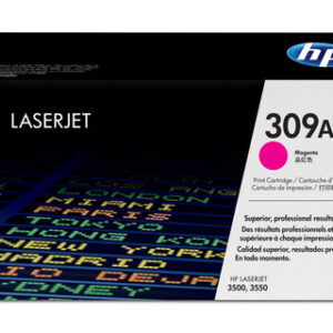 Cartouche de toner magenta HP 308A (Q2673A) originale pour imprimante HP Color LaserJet série 3500 et 3550 au Maroc. Toner LaserJet au prix le moins cher chez Devink.