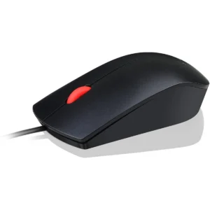 Achetez la souris Lenovo Essential USB au meilleur prix chez Devink ! Souris optique filaire 1600 DPI, ergonomique et ambidextre. Fiabilité pro. Maroc.