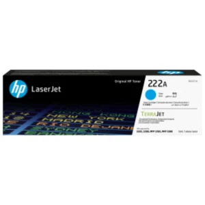 Cartouche de toner cyan HP 222A (W2221A) originale pour imprimante HP Color LaserJet Pro série 3202 et MFP 3302 au Maroc. Toner LaserJet au prix le moins cher chez Devink.