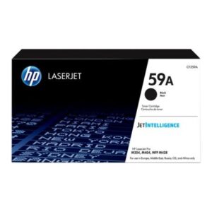 Cartouche de toner noir HP 59A (CF259A) originale pour imprimante HP LaserJet Pro série M404 et MFP M428 au Maroc. Toner LaserJet au prix le moins cher chez Devink.