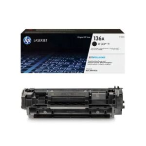 Cartouche de toner HP 136A Noir (W1360A) originale avec technologie JetIntelligence pour HP LaserJet M209 et MFP M234 au meilleur prix au Maroc.