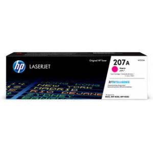 Cartouche de toner HP 207A Magenta (W2213A) originale pour imprimante HP Color LaserJet Pro M255 et MFP M282/M283 au meilleur prix au Maroc.