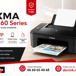 Imprimante Canon PIXMA TS3360 Series multifonction jet d'encre au meilleur prix au Maroc