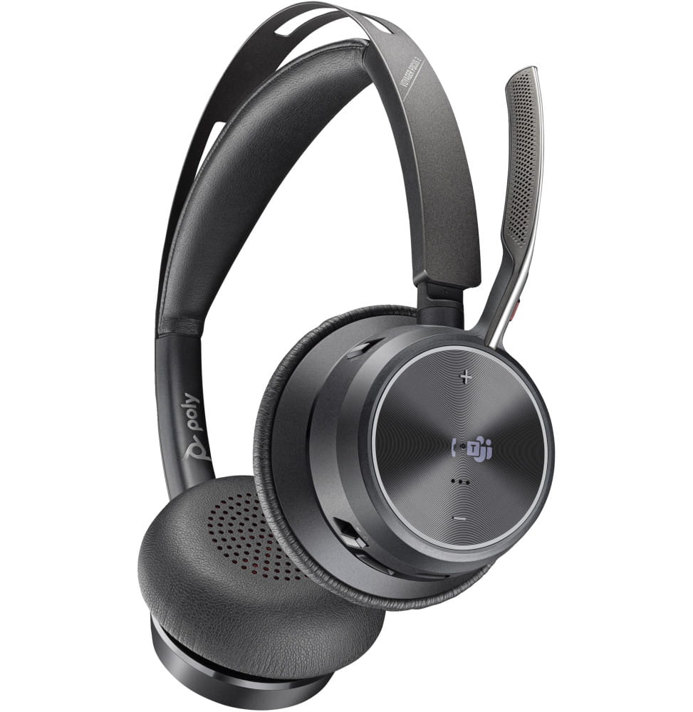 Casque sans fil Poly Voyager Focus 2 antibruit au meilleur prix au Maroc