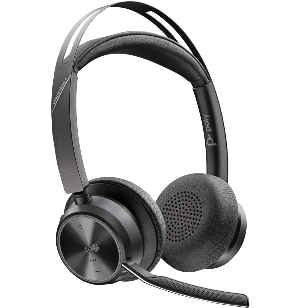Casque sans fil Poly Voyager Focus 2 antibruit au meilleur prix au Maroc